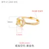 Anel Banhado a Ouro 18K Prata 925 Suporte Vazio para Mulheres Anel Redondo com Topázio Rosa Embutido Suporte para Pedra Crua Suporte de Prata 6,5mm