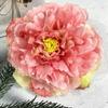Simulação de novo produto transfronteiriço Flor de peônia imperial Guia de estrada para casamento Linha de flores Flor decorativa Parede de flores decorativas Botão de flores decorativas