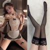 Condado de Guanyun lencería sexy femenina tentación sexy ropa de sirvienta archivo abierto calcetines de seda gratis al por mayor una generación de cabello