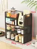 Prateleira de armazenamento para mesa, organizador de copos para mesa de jantar, prateleira de lanches multicamadas para bancada da cozinha, armário de café, porta-copos