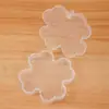 Caja de Trébol de Cuatro Hojas Flor de Jabón Caja de Empaque de Jabón Caja de Exhibición para Pendientes, Anillos, Joyería Forma de Dibujo Animado Caja de Almacenamiento