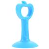 Manija de puerta de silicona con ventosa sin perforaciones, tope de puerta anticolisión para inodoro, alargado, grande, mediano, de plástico y goma.