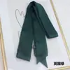 200cm * 5cm Europeo y Americano Monocromo Color Sólido Hecho a Mano Cinta Alargada Bolsa de Atar Bufanda Pequeña Profesional Bufanda Bufanda Bufanda