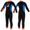 Traje de baño Kidsren de 2.5 mm, Traje de buceo para clase de natación, Traje de baño térmico de una pieza a prueba de frío para nadar, Traje de baño térmico de secado rápido