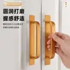 Manija de Aleación de Aluminio sin Taladro, Manija de Montaje Superficial, Manija de Puerta Corredera de Balcón, Manija de Puerta de Madera, Manija de Gabinete