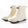 Botas de Lluvia Cortas Ligeras para Mujer KuangJie 2026 Nuevo de Verano Impermeables Antideslizantes Zapatos de Goma para Cocina Zapatos de Agua para Adultos