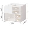 Caja de Almacenamiento de Escritorio Tipo Cajón Estante para Cosméticos Oficina Sala de Estar Apilable Caja de Almacenamiento para Papelería