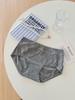 Ropa interior de modal para estudiantes de secundaria para niñas, entrepierna de doble capa antibacteriana, lazo de lunares pequeños, ropa interior triangular de alta elasticidad