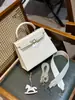 Procesamiento Personalizado desde la Fábrica de Origen: Bolso Kelly de Segunda Generación, Modelo Nuevo 2026 para Mujer, de Hombro Único, de Mano, Bolso Cruzado Texturizado