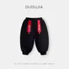 [Colección de pantalones de Año Nuevo] Pantalones gruesos para niños Dudu, ropa de Año Nuevo, traje Tang rojo, ropa de bebé para mujer