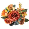 Caja de Zapatos para Boda, Adornos de Preparación de Boda de Aspecto Elegante, Decoración Floral para Caja de Zapatos de Boda, Habitación de Boda, Zapatos de Boda, Flores Artificiales, Zapatero de Caja de Hierro