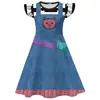 Nuevo Vestido Infantil La Casa de Muñecas de Gabby Vestido de Manga Volada para Niñas Disfraz de Halloween Disfraz de Presentación Gabby