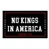 Bandeira Cross-Border No Kings in America 3x5 Pés Decoração Externa Personalizada Banner de Protesto Anti-Monarquia
