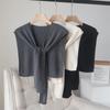 Otoño e Invierno Protección de Cuello Tejida de Lana Pura Moda Primavera Todo Combinable en Stock Bufanda Chal Pequeño Bufanda de Estrella para Mujer