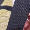 Directo de fábrica cinta de grano americano polipropileno pp correa de hoyuelos correa de hoyuelos finos accesorios para equipaje correa de sujeción correa trenzada negra