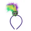 Faixa de Cabeça Festa de Carnaval de Nova Orleans Brasileira Faixa de Cabeça Mardi Gras Joias Pequenos Acessórios Faixa de Cabeça Adorno de Cabeça para Mulheres