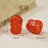 Suministro Directo de Fábrica de Cuentas Cilíndricas de Ágata Roja del Sur Accesorios para Joyería DIY Cuentas de Ágata Roja del Sur Cuentas Redondas para Ensartar Productos Semi-Terminados