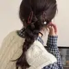 1 peça/2026, Atmosfera de Ano Novo, presilha de cabelo cor bordô - antiderrapante, durável, design simples, compacta e portátil, adequada para uso diário, leve e pequena, acessório de cabelo elegante, presilha de cabelo estilo Ano Novo