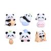 Lindo Panda Tienda de Conveniencia Dibujos Animados Accesorios Pegamento Crema Hebilla para Zapatos con Agujeros Material Resina Accesorios DIY Joyería Horquilla para el Cabello