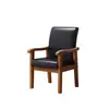 Sillón sofá moderno minimalista hogar balcón ocio silla con respaldo silla de lujo ligero silla de mahjong sala de conferencias silla de madera maciza con reposabrazos