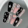 Atravessando Fronteiras 1-100 Modelos de Produtos Acabados Compostos Puros Feitos à Mão Atacado Fábrica de Adesivos de Unhas Postiças Coleção de Unhas Usáveis
