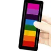Tampas de tinta para huellas dactilares transfronterizas, Tampas de tinta cuadradas de 8 colores, Sellos de huellas de manos DIY para niños, Jardín de infantes