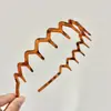 Diadema de Dientes Estilo Coreano para Mujer, Versátil para Lavarse la Cara, Pinza para el Cabello de Moda, Diadema de Gafas en Forma de U