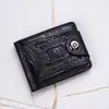 Portatarjetas Plegable Estilo Retro de Negocios Dólar Estadounidense Compartimento para Múltiples Tarjetas Billetera para Licencia de Conducir Billetera Larga Multifuncional de PU para Hombres