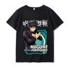 Nueva camiseta de anime japonés europeo y americano spell back battle manga corta bidimensional ropa para padres e hijos estudiante casual uniforme de clase estampado