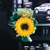 Aromaterapia para coche, salida de aire, perfume, creativo, inmortal, ramo seco, decoración para coche, adornos, fragancia, clip, rosa, venta al por mayor