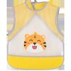 Babiador de Comida Infantil Haoyibe TPU Impermeable Delantal Grande de Comida para Guardería Impermeable y Resistente a la Suciedad Babero de Comida para Bebé