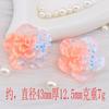 Nuevos accesorios de resina con forma de flor de pétalo grande luminosa de luciérnaga para funda de teléfono DIY, decoración de pinza para el pelo de gel de crema