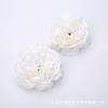 Flor de peonía artificial de 8 cm, cabeza de flor, material para manualidades, cabeza de corona, accesorios, flores artificiales, flores falsas, decoración de bodas, flores