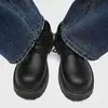 Nuevos Zapatos de Hombre para Verano 2026 Casual Retro Suela Gruesa Aumentadores de Altura Zapatos Derby Estilo Británico Formal Negros para Pies Anchos Zapatos de Moda