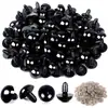 Ojos de Muñeca Ojos de Seguridad con Arandela Ojos de Ganchillo Ojos para Muñeco de Peluche Ojos DIY Accesorios Material Ojos de Tornillo