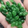 Jaspe de Taiwan macroporoso contas de dinheiro jade contas soltas quartzo verde espinafre jade oval Pulseira Passepartout joias contas