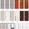 Puerta Simple de Madera Maciza Compuesta con Pintura para Hornear Puerta para Habitación Doméstica Puerta para Dormitorio Puerta Interior de Madera Maciza Multicapa Puerta de Juego Viento Crema
