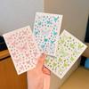 Desenho Animado Infantil Borboleta com Adesivos de Diamante Adesivos de Rosto para Concerto Autoadesivos Sem Adesivo Adereços de Maquiagem para Apresentação de Palco de Meninas