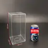 Caja de Embalaje de PVC en Stock Caja Transparente Embalaje de Cosméticos Figura de Juguete Mascota Caja de Embalaje de Plástico Plegable con Gancho