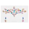 Pegatinas de Diamantes para Cara que Brillan en la Oscuridad Pegatinas Luminosas de Pedrería Transfronterizas Pegatinas de Diamantes de Agua Brillantes Pegatinas de Diamantes para Frente Cara Fiesta de Baile de Halloween