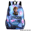 Directo de fábrica Mochila estampada de Frozen mochila de animación para escuela primaria bolsa de dibujos animados con estampado en caliente gran capacidad