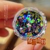 Otoño e Invierno Arte de Uñas Lentejuelas Super Brillantes Estrellas Mariposa Octágono Brillo Rosa Color Mágico Blanco Polígono Adorno de Uñas