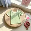 Nova Camiseta de Seda de Gelo 2026 para Meninas de Verão, Top de Manga Curta, Versátil, Fashion, Fofo, Camiseta Colorida