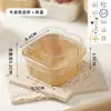 Moldes para Magdalenas Cuadrados Desechables con Tapas Vasitos de Papel para Hornear Herramientas Caja de Empaque para Pan Vasitos Pastel de Dátil Horno
