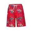 Biquíni de Casal Estilo Boho Três Peças Dividido Roupa de Banho Feminina de Praia Calça de Praia Masculina Roupa de Banho