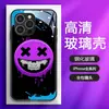 Fornecimento Exclusivo Transfronteiriço de Capas de Celular de Vidro Temperado com Graffiti de Marca Tendência Personalizadas para iPhone 15 e iPhone 18 Pro Max