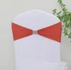 Funda para silla sin nudos, termoadhesiva, con lazo de flores y pedrería, con banda elástica y pedrería, ideal para bodas, eventos y comercio exterior.