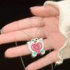 Librito Rojo Energía Balala Mariposa Decoración Inalterable Balala Pequeña Hada Mágica Moldeador Collar Hada Mágica Clavícula