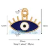 L41 nuevo amuleto de la suerte ojo de diablo popular europeo y americano ojo de circón joyería pequeña creativa DIY