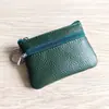 Portatarjetas de Cuero de Primera Capa, Estuche para Llaves de Cuero Genuino, Billetera Nueva, Mini Portatarjetas Portátil, Venta al por Mayor de Fábrica, Resistente al Desgaste